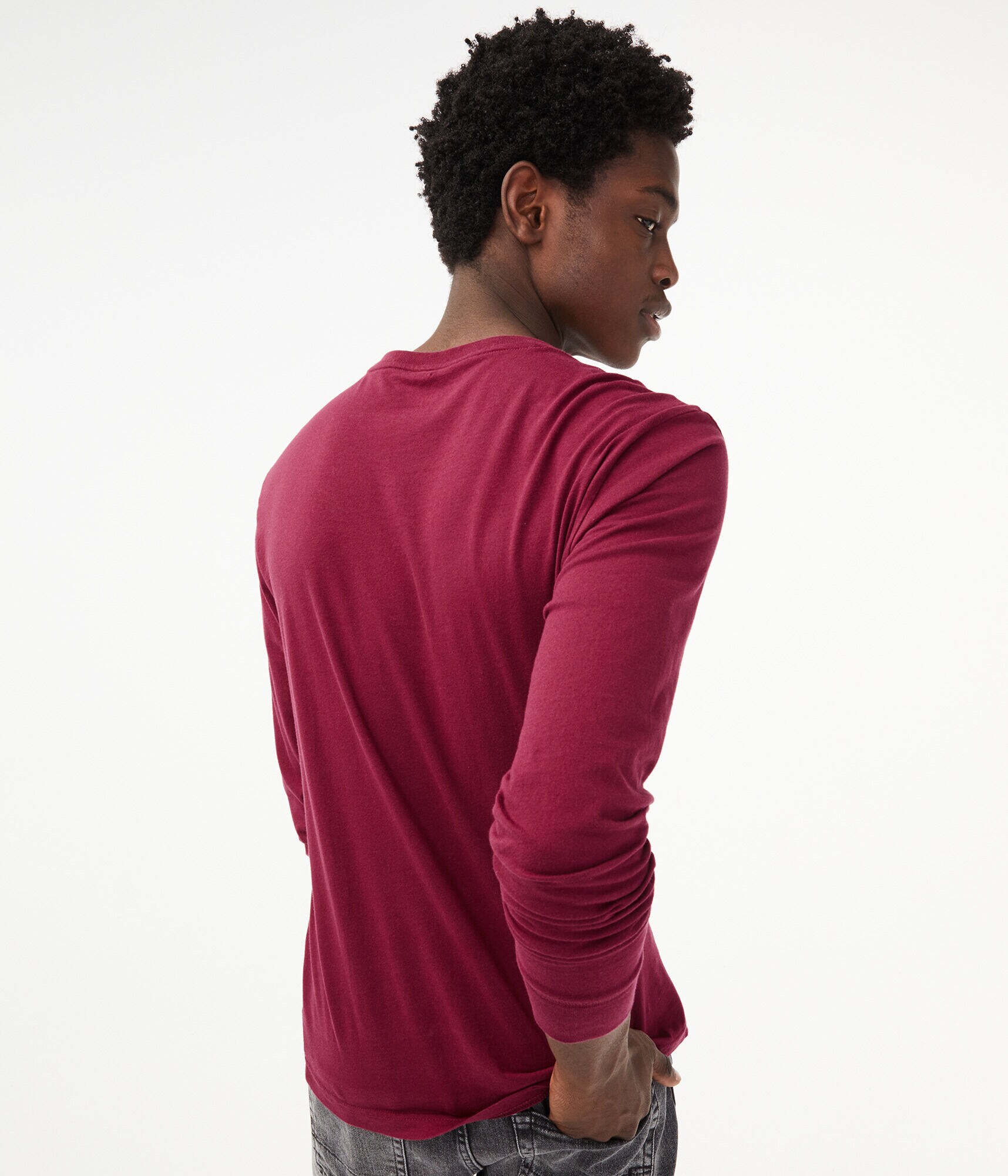 Long Sleeve Be Right Back Graphic Tee