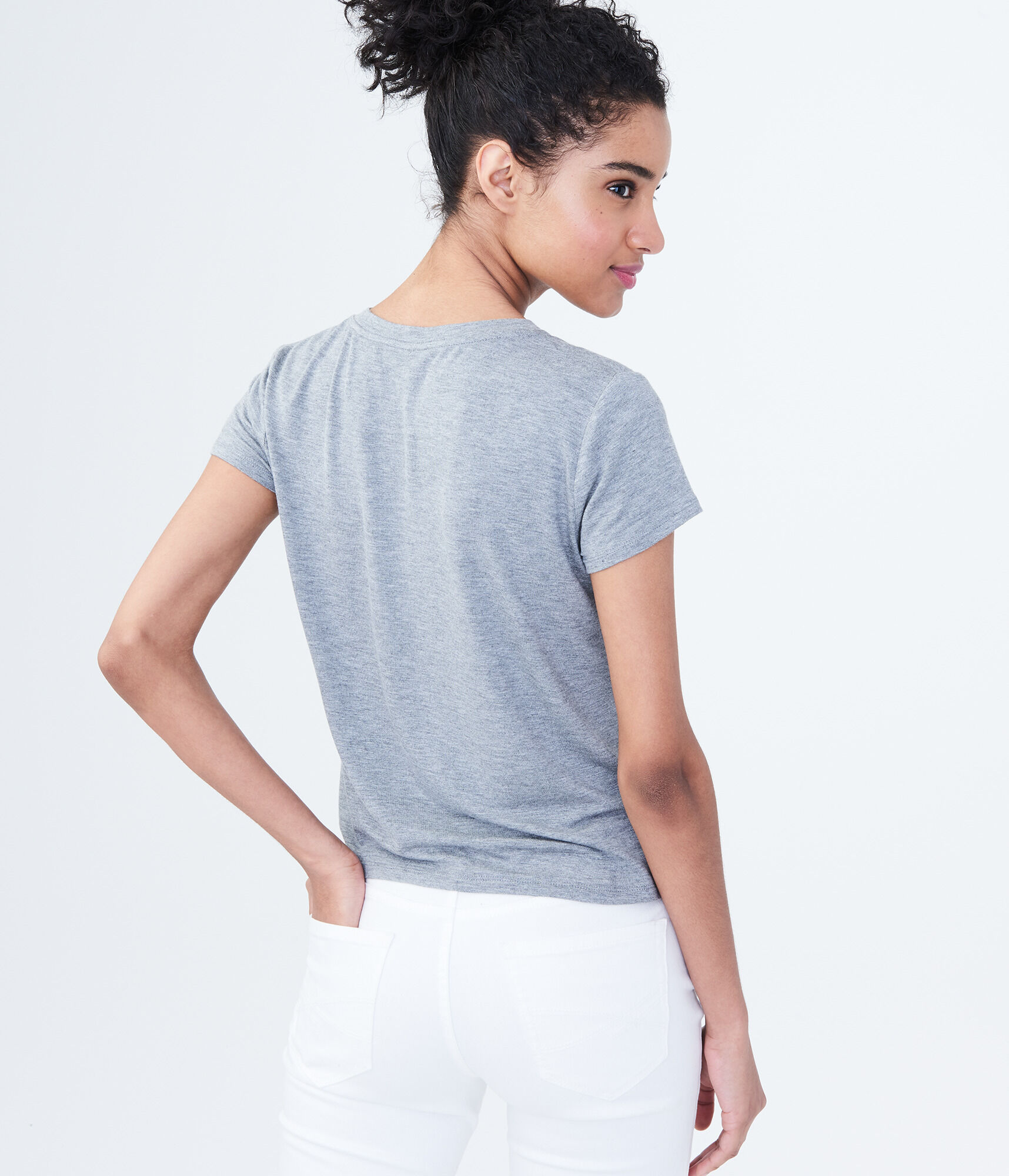 Seriously Soft Floral Embroidered Girl Tee