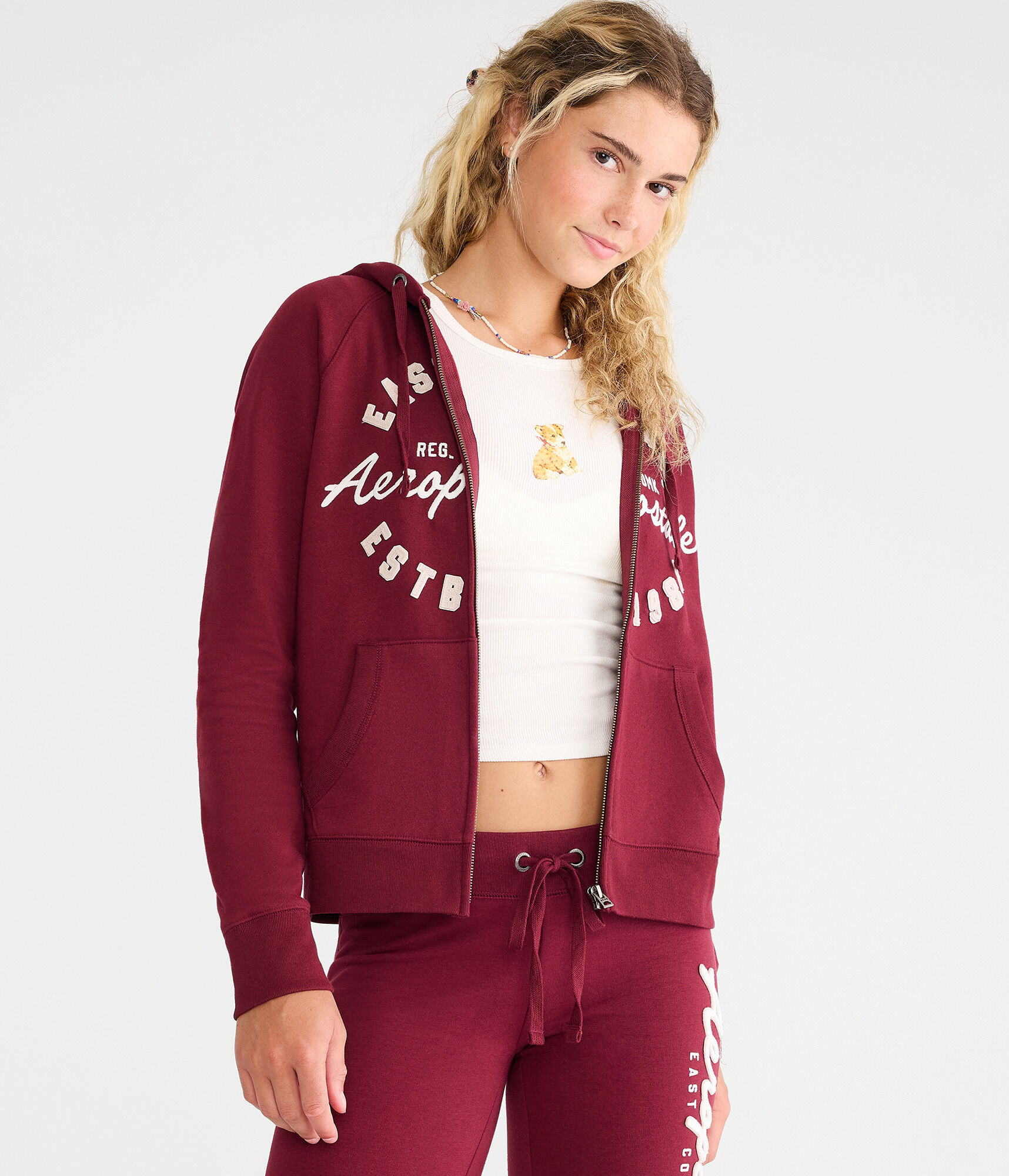 Aeropostale East Coast Full-Zip Hoodie