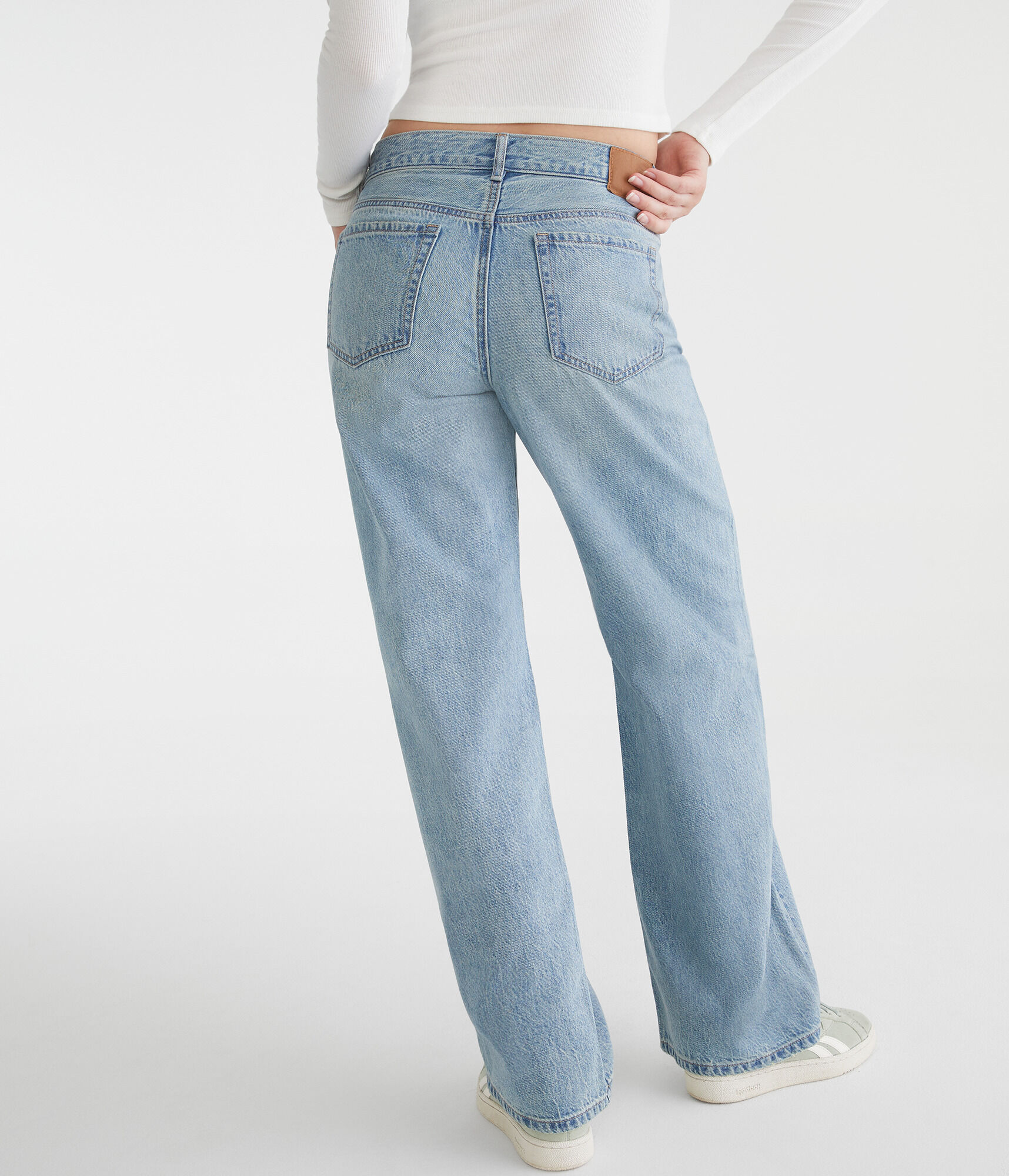 High-Waisted Baggy Wide Leg Jean