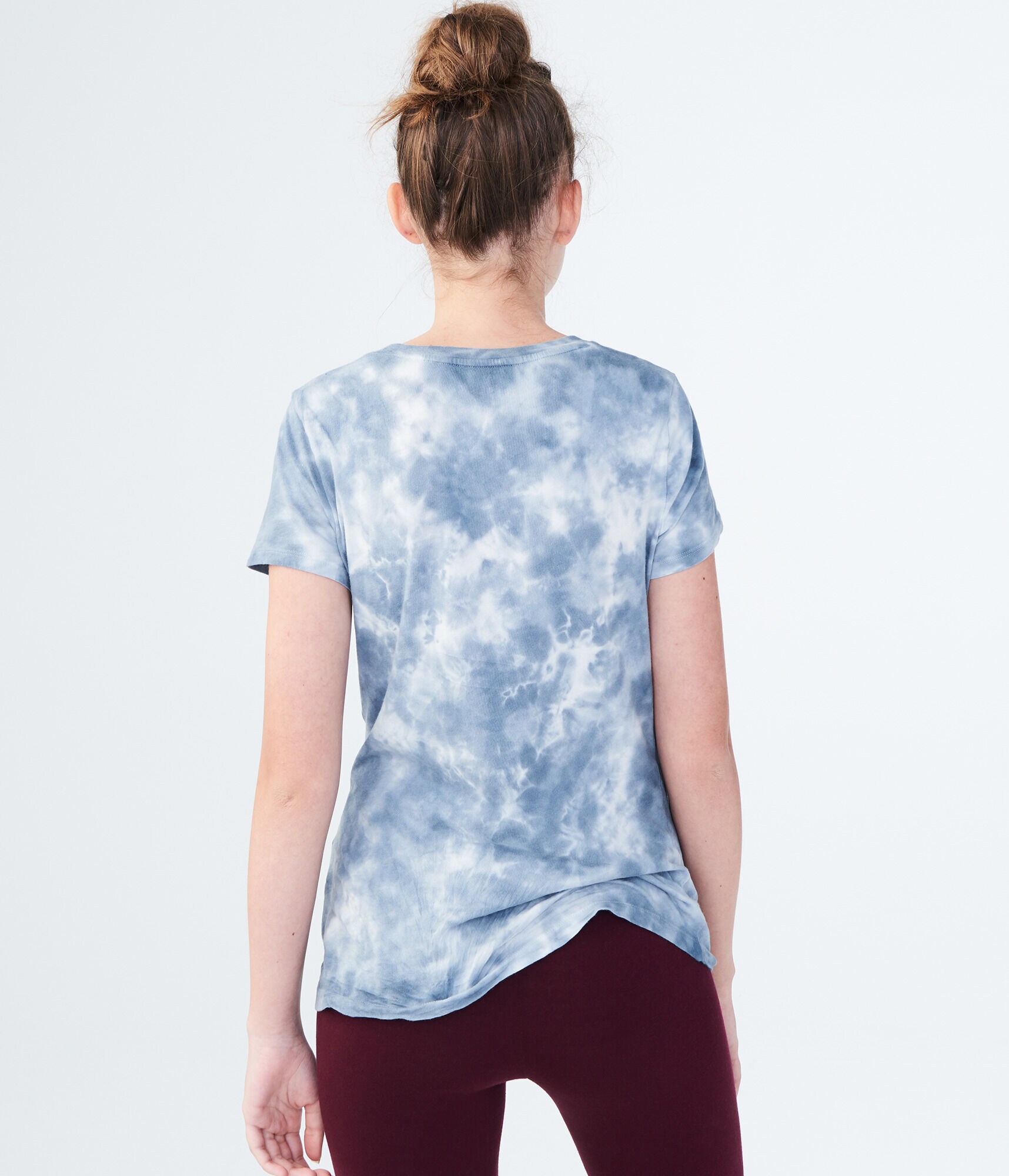 Tie-Dye Flower Graphic Tee
