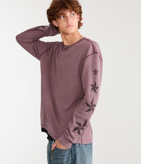 Long Sleeve Stars Thermal Crew Long Sleeve Stars Thermal Crew