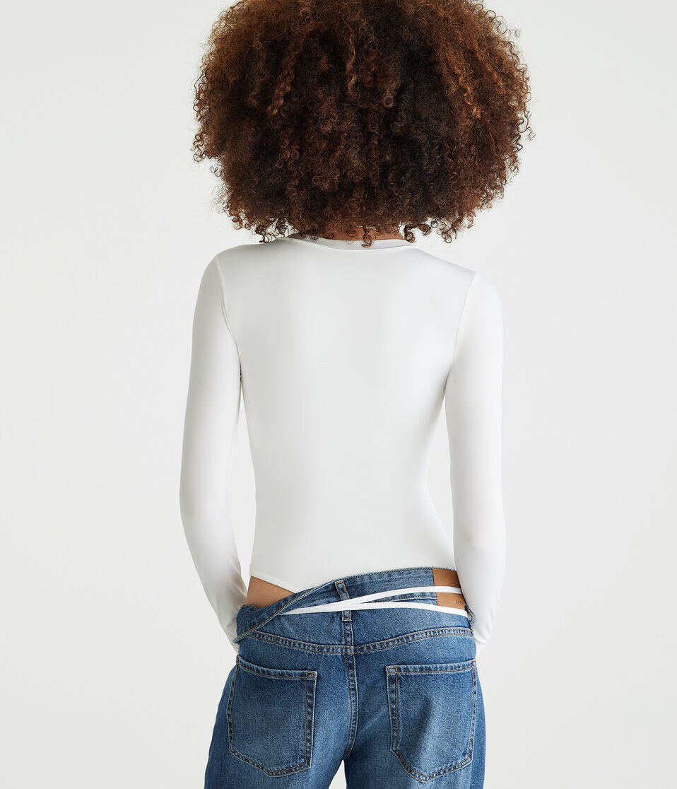 Long Sleeve Seriously Soft Smooth Crew Bodysuit