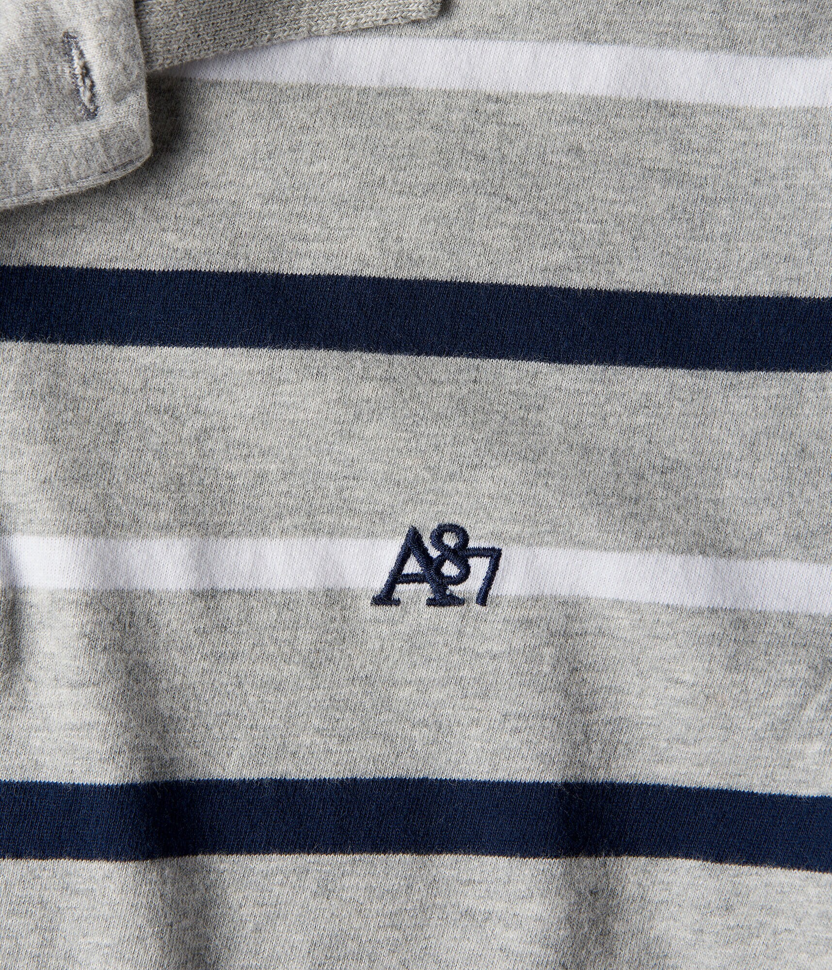 A87 Striped Jersey Polo