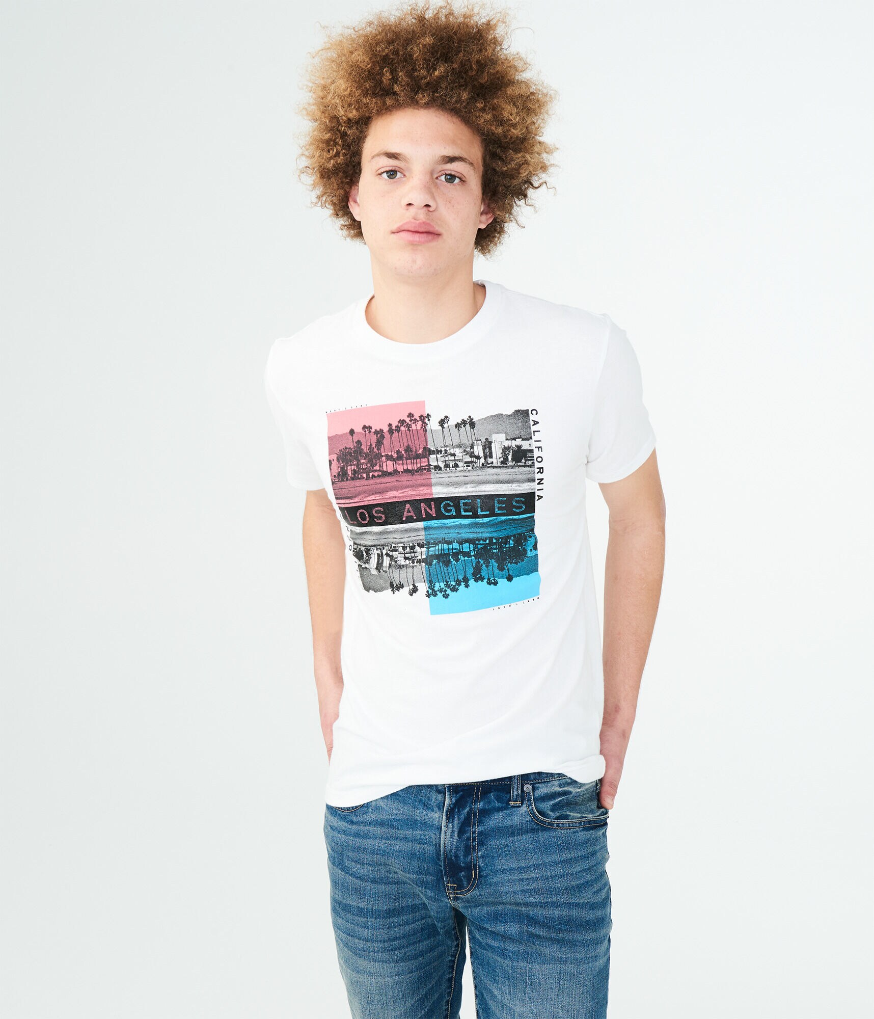 Los Angeles City Square Graphic Tee
