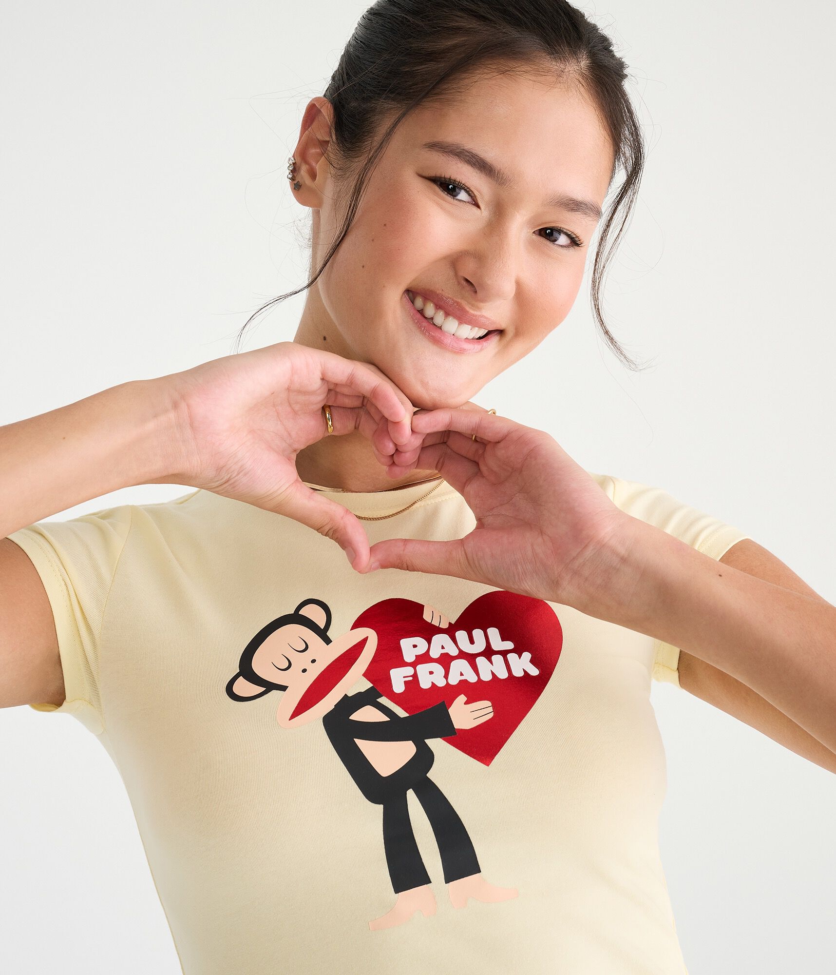 Paul Frank Julius Heart Graphic Baby Tee