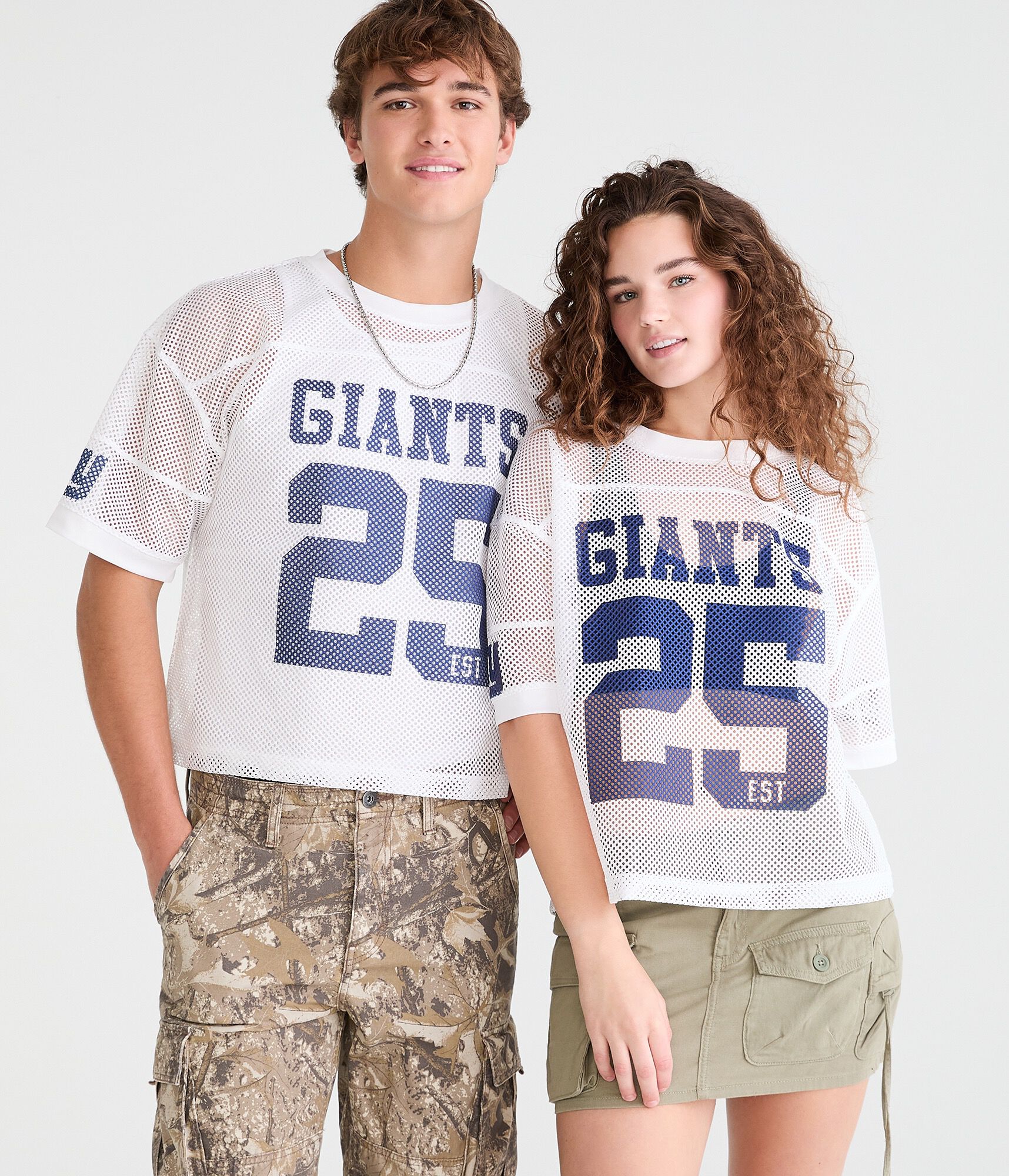 New York Giants Boxy Mesh Tee