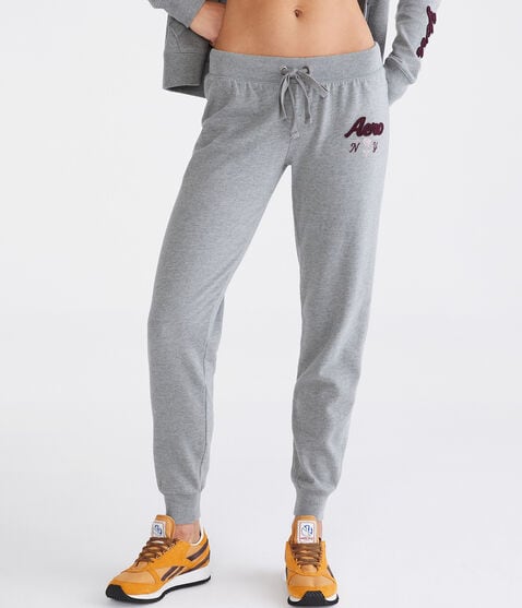Aeropostale NY Rose Jogger Sweatpants