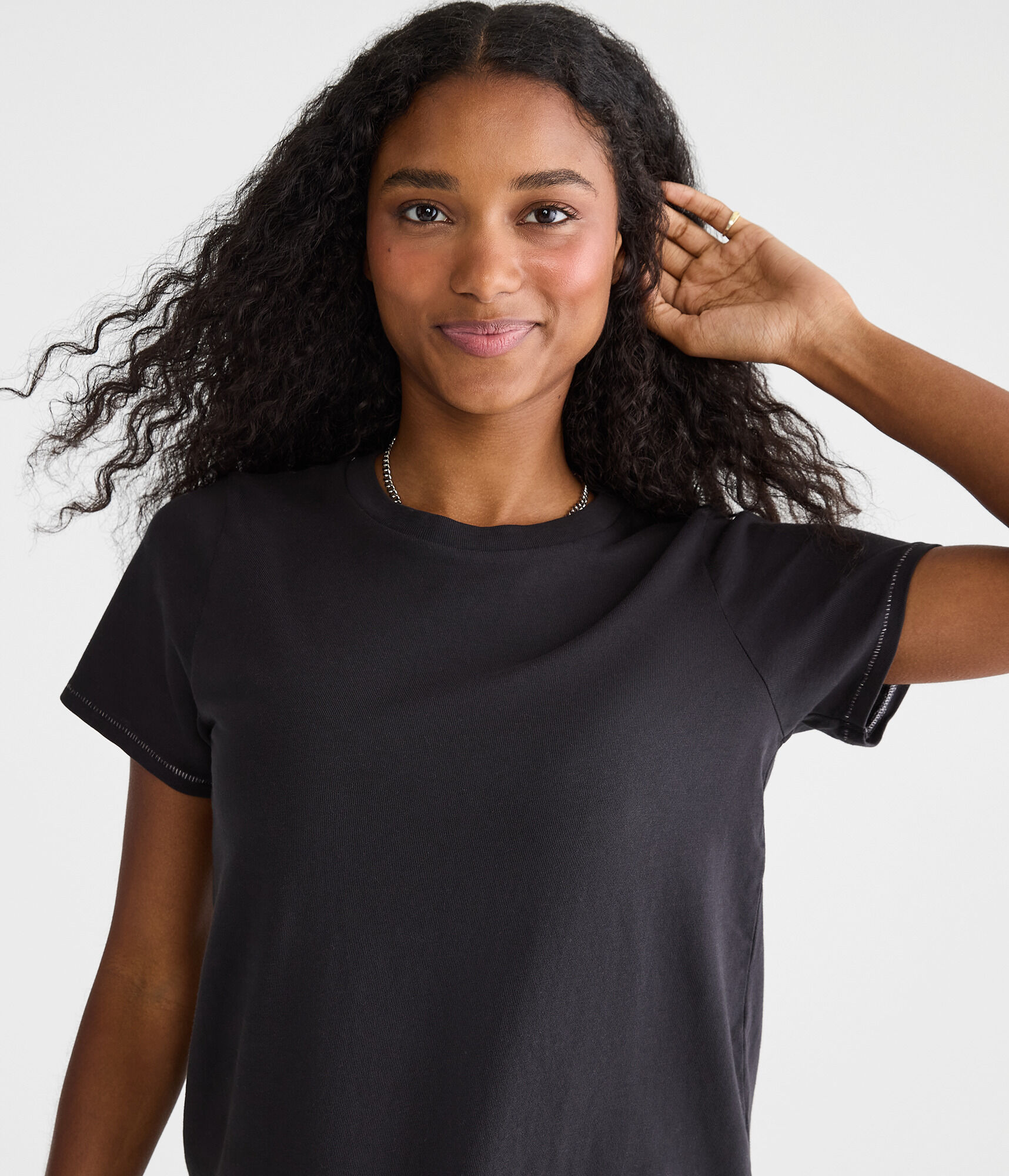 Washed Vintage Fit Crew Tee - SKU MERGED TO 80644558