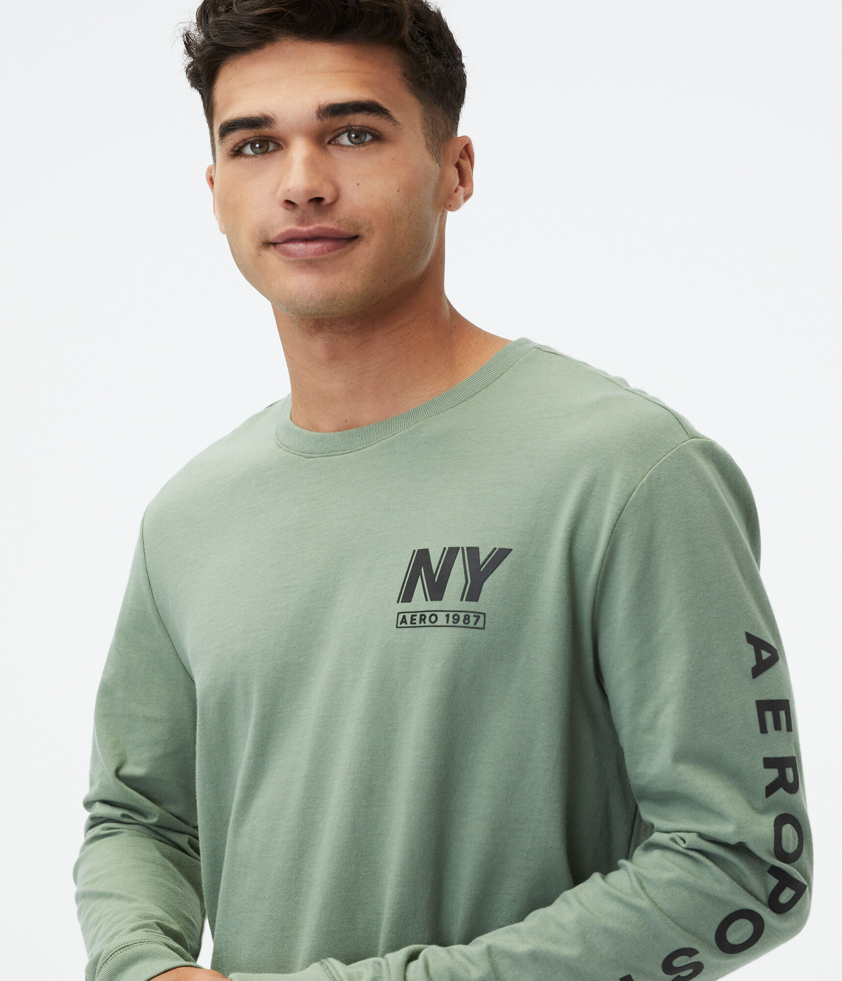 Long Sleeve Aero 87 NY Graphic Tee