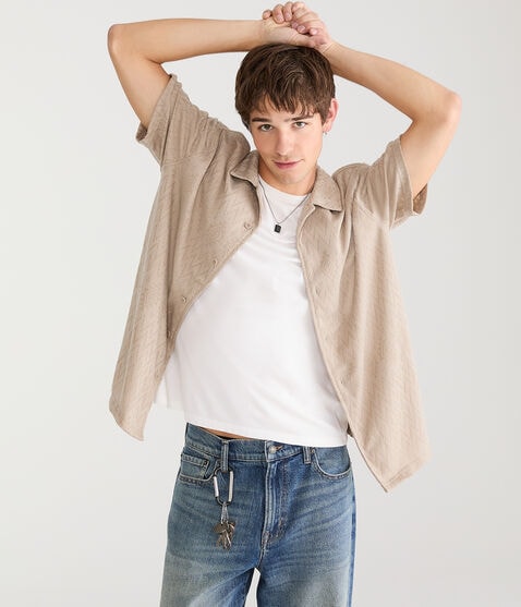 Jacquard Knit Shirt Jacquard Knit Shirt
