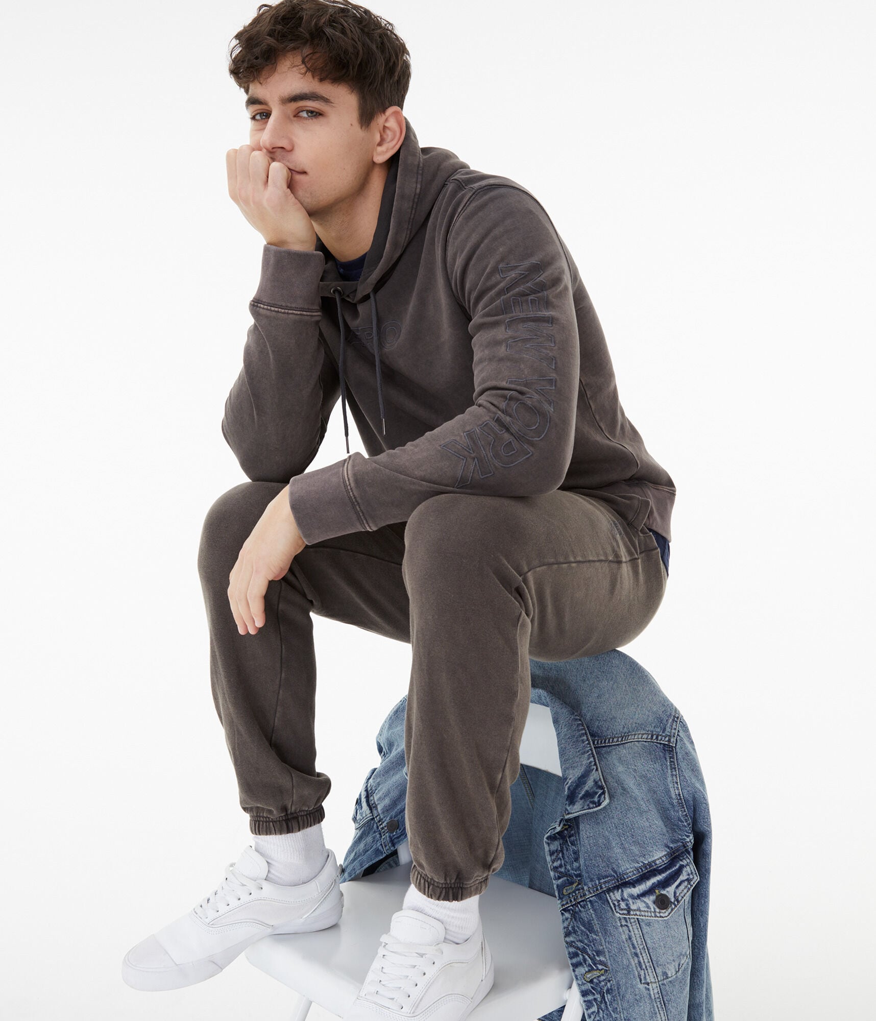 Tonal Logo Pullover Hoodie