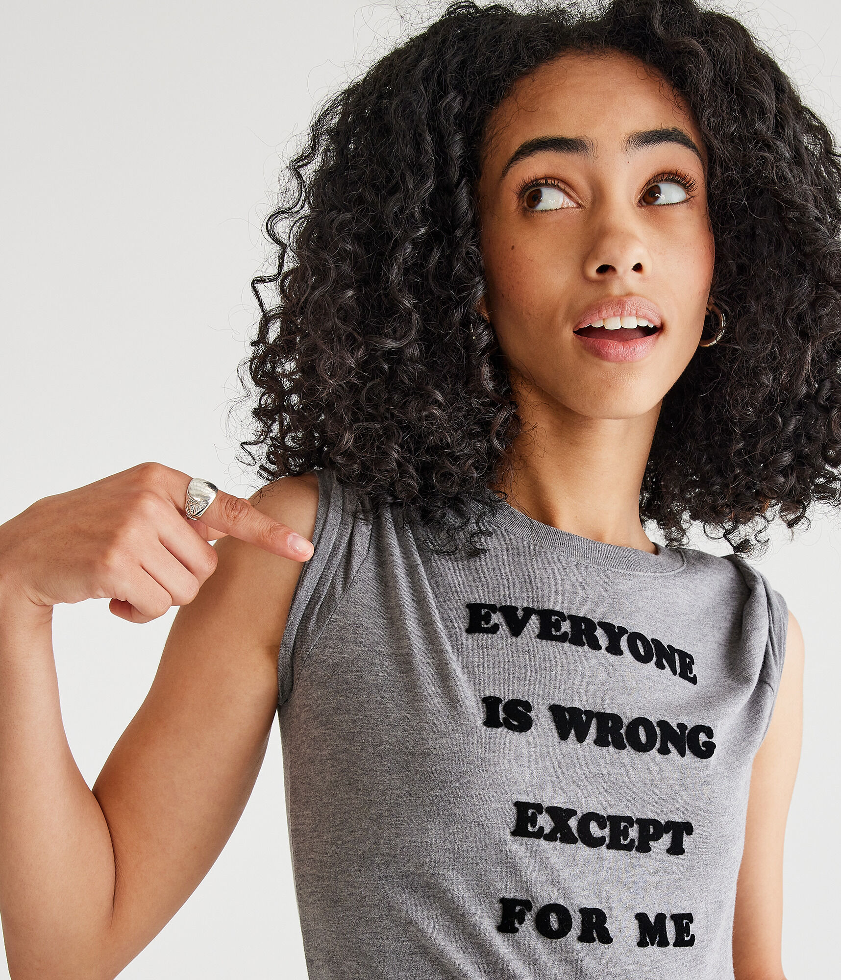 Everyone Is Wrong Flocked Graphic Tee