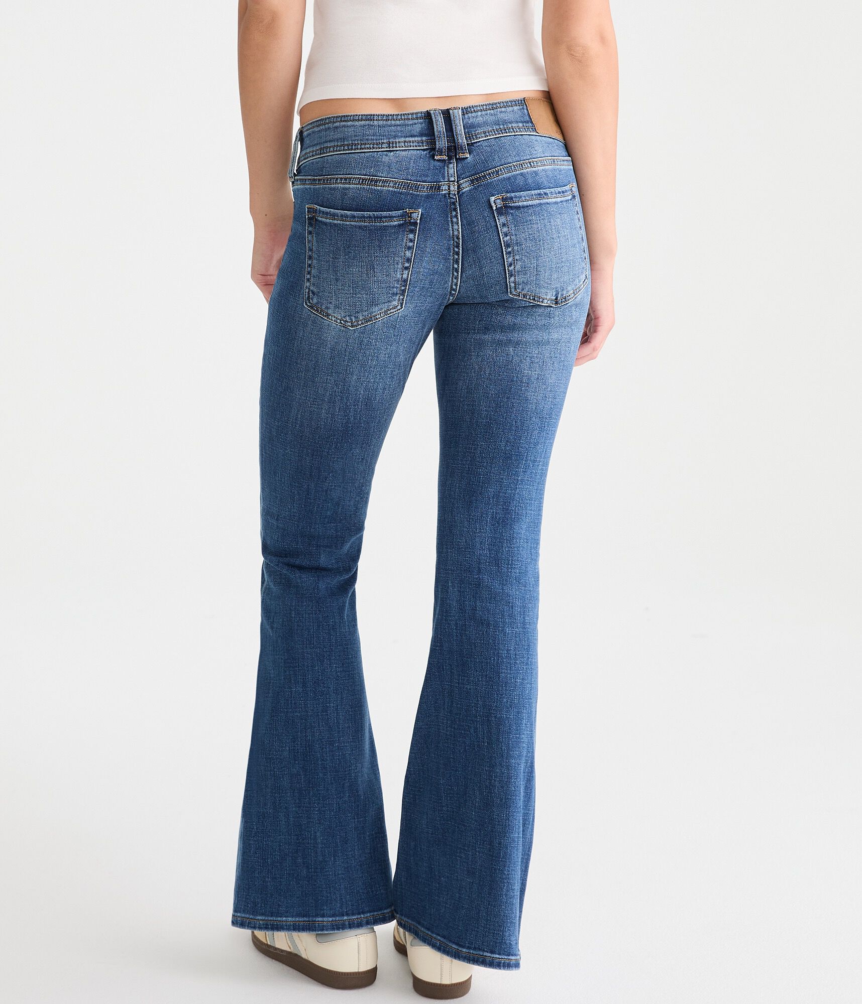 Low-Rise Flare Jean