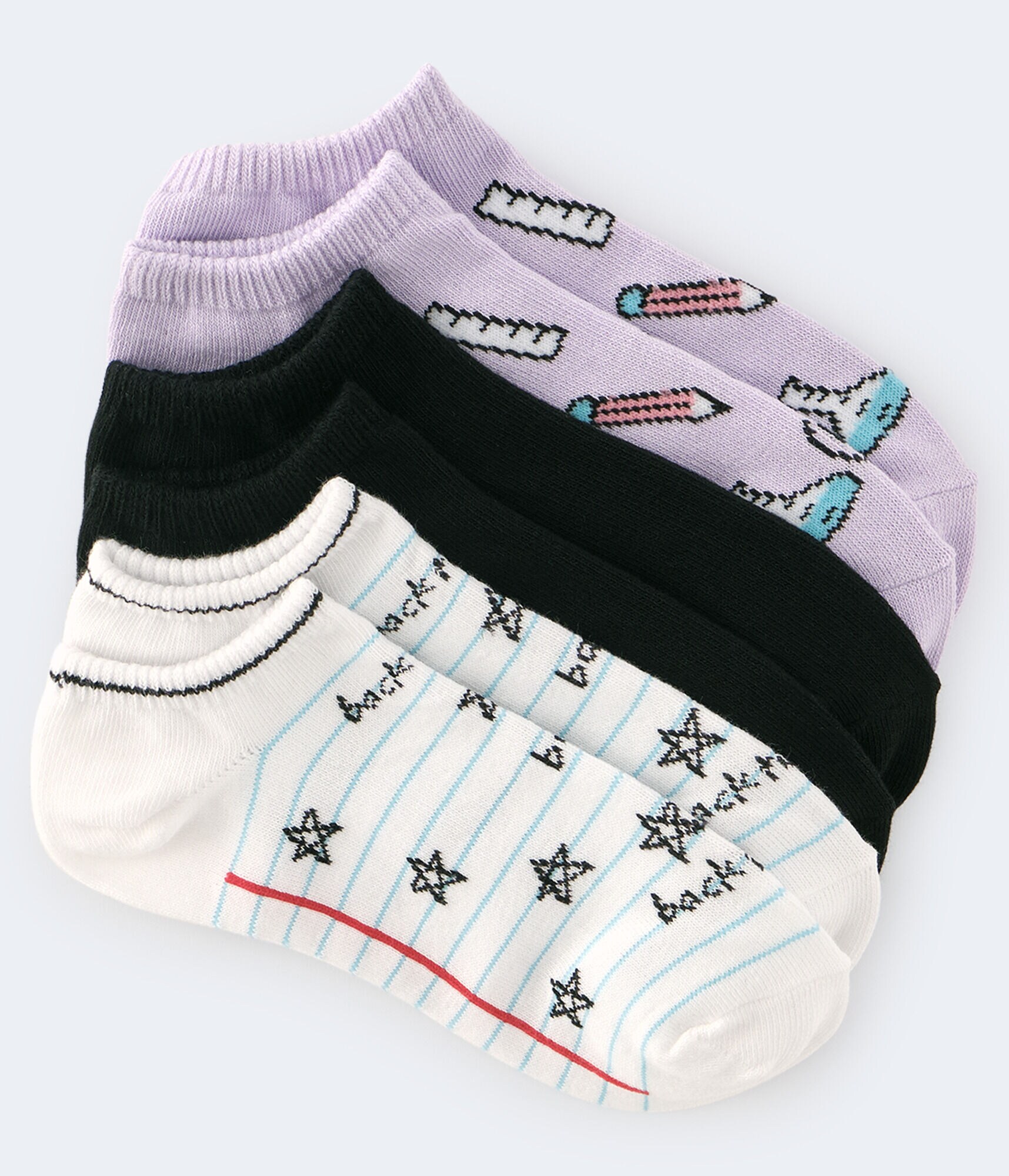 Back To School Ankle Sock 3-Pack***