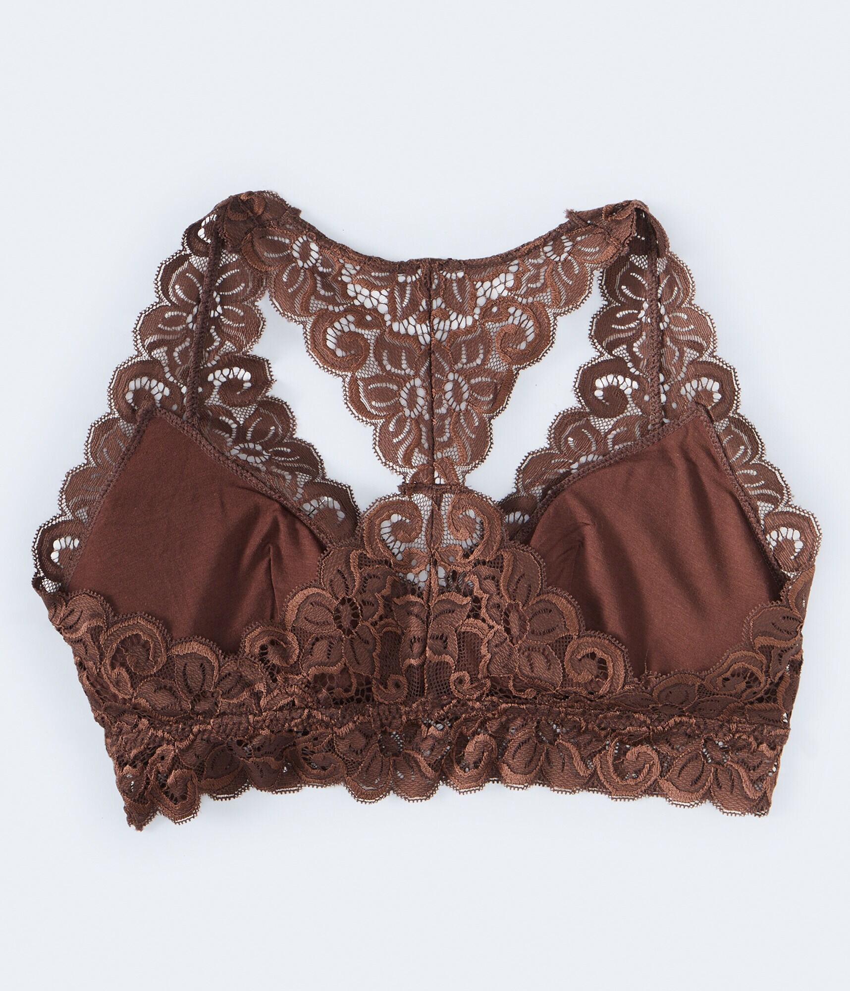 Nude Lace Racerback Bralette