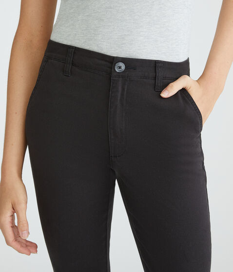 High-Rise Slim Twill Pants High-Rise Slim Twill Pants