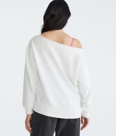 Cowboy Boots Off-The-Shoulder Sweatshirt