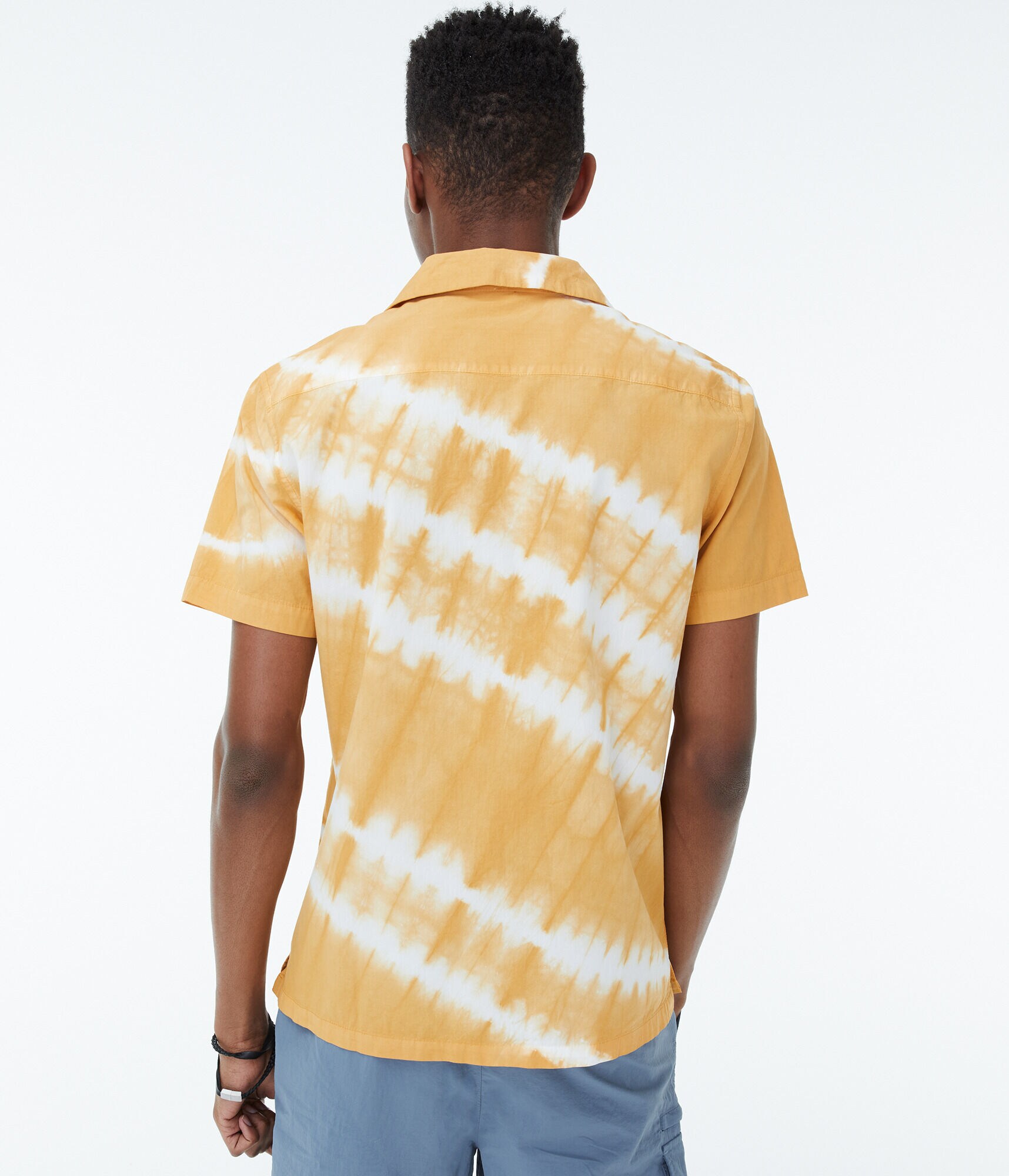 Tie-Dye Button-Down Resort Shirt