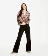 Low-Rise Flare Utility Cargo Pants