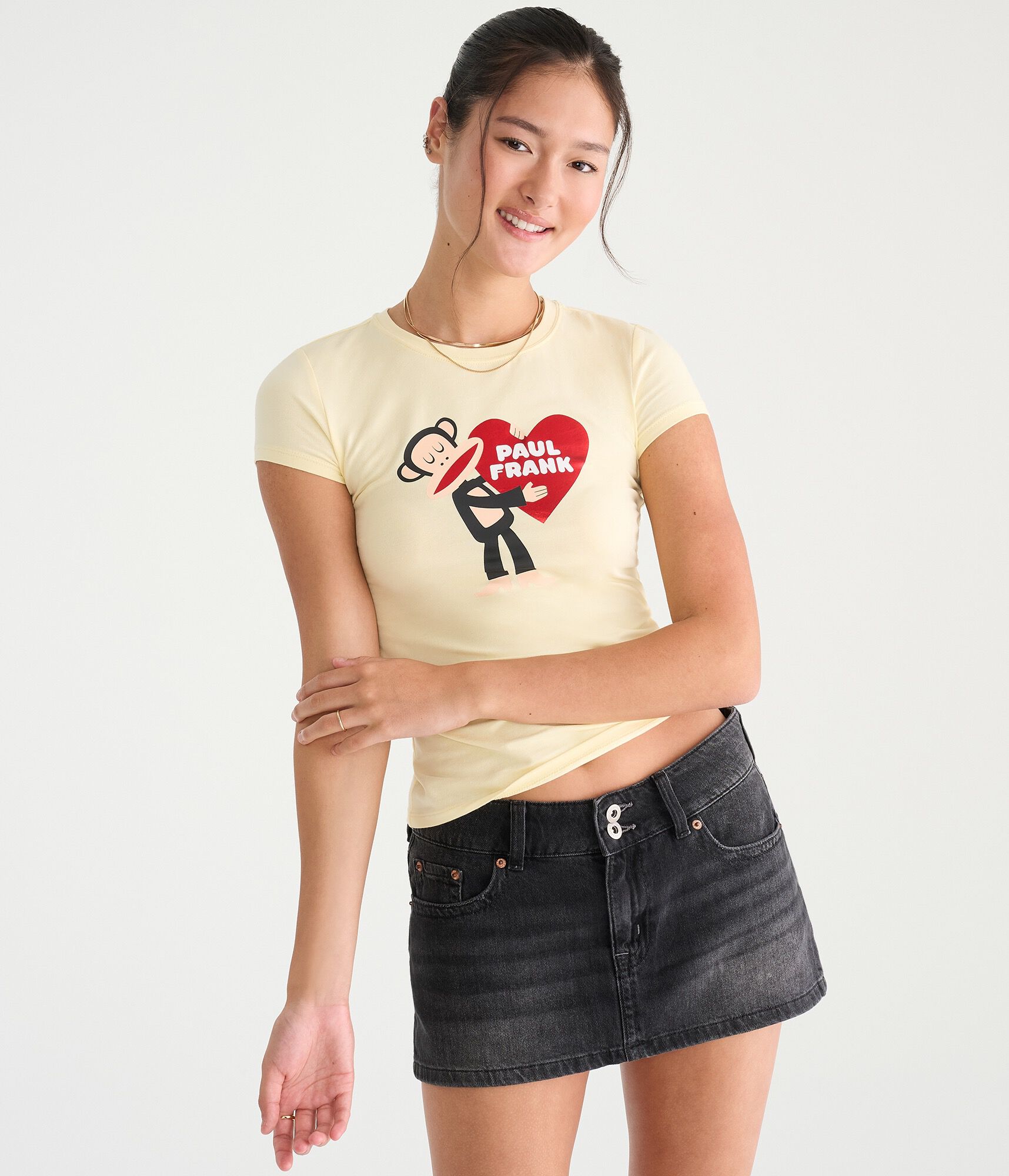 Paul Frank Julius Heart Graphic Baby Tee
