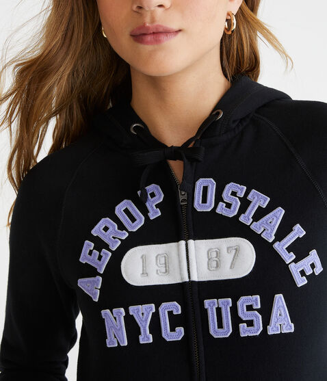 Aeropostale NYC USA Full-Zip Hoodie