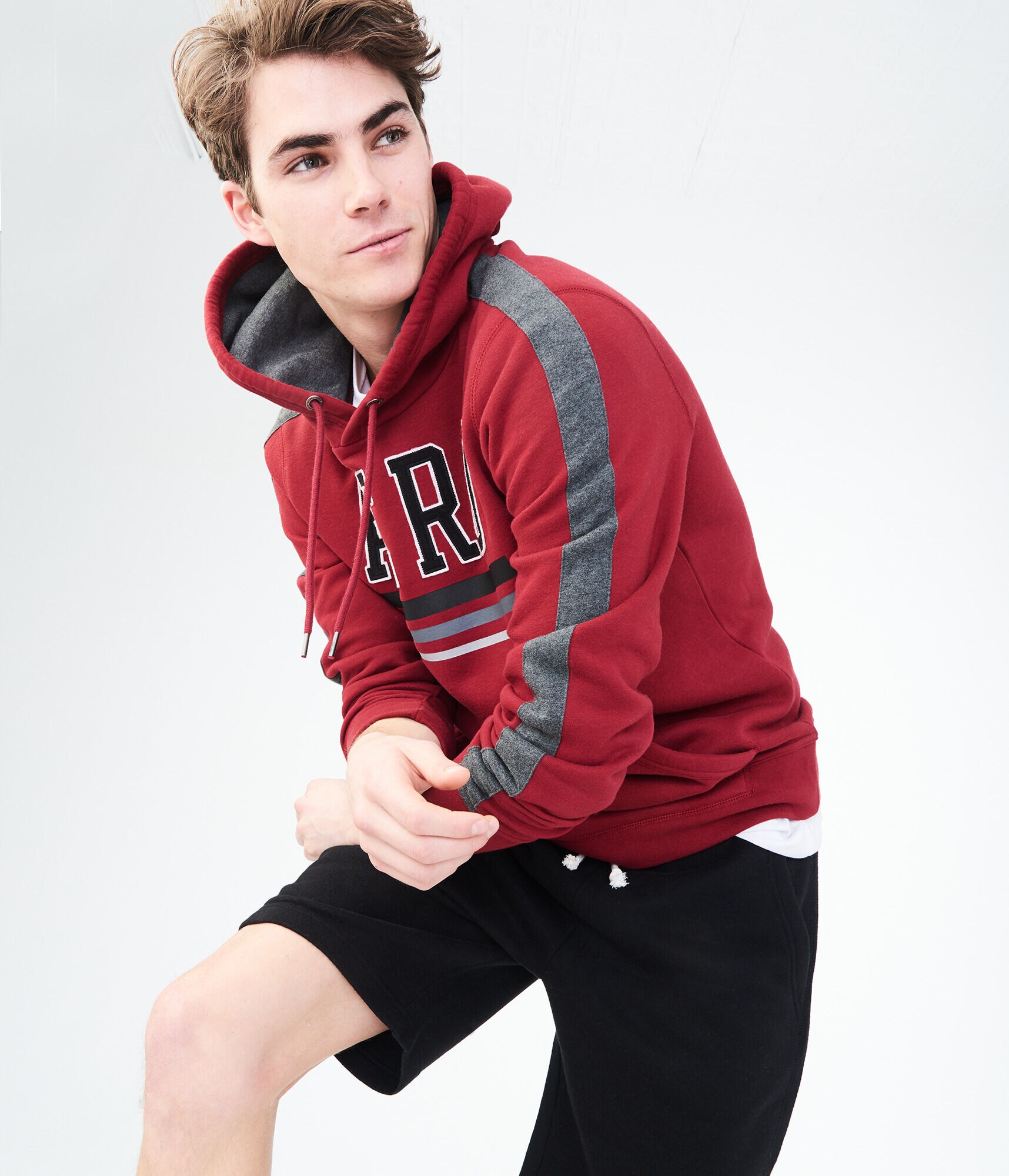 Aero Stripe Pullover Hoodie