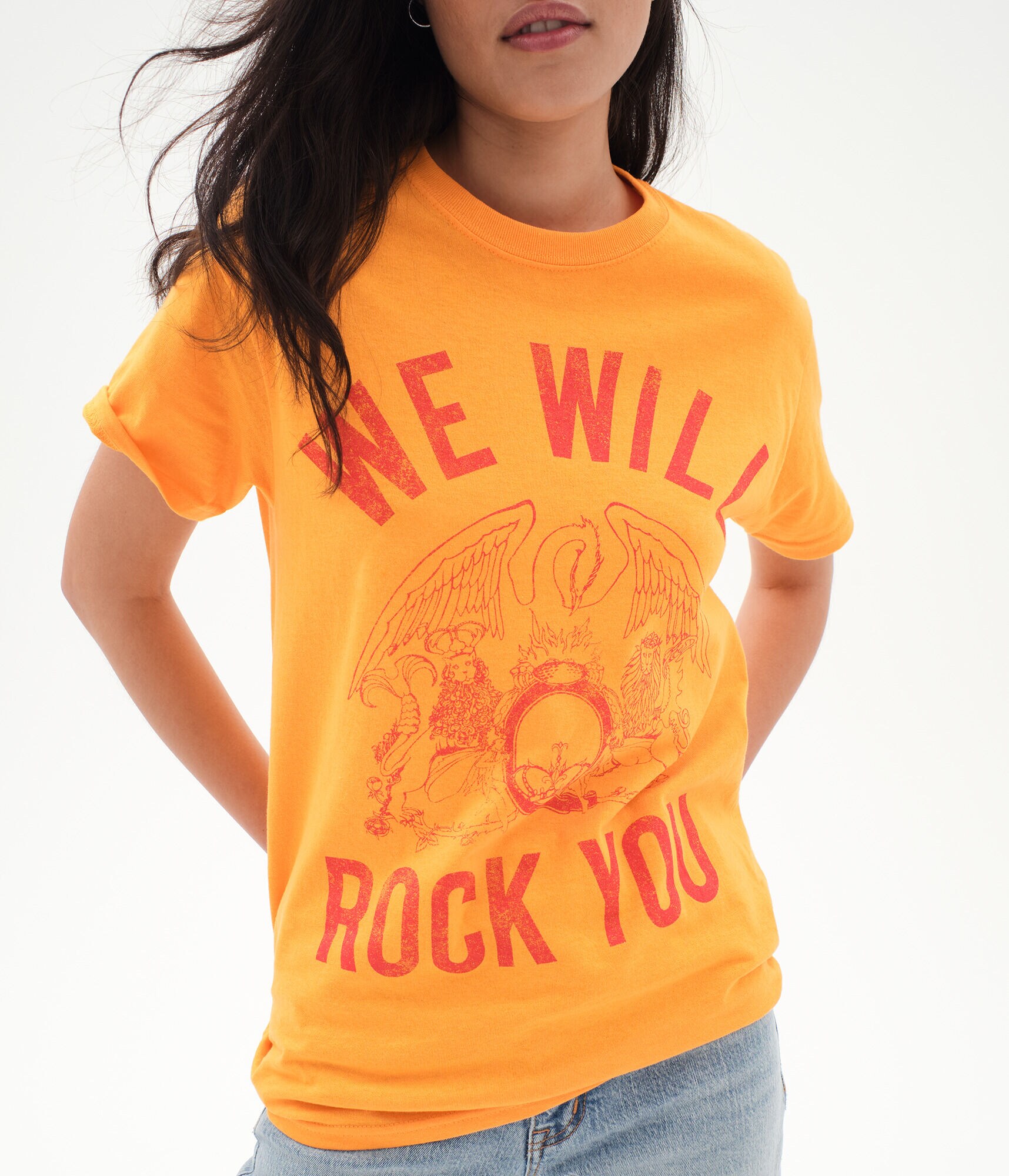 Queen We Will Rock You Boyfriend Tee