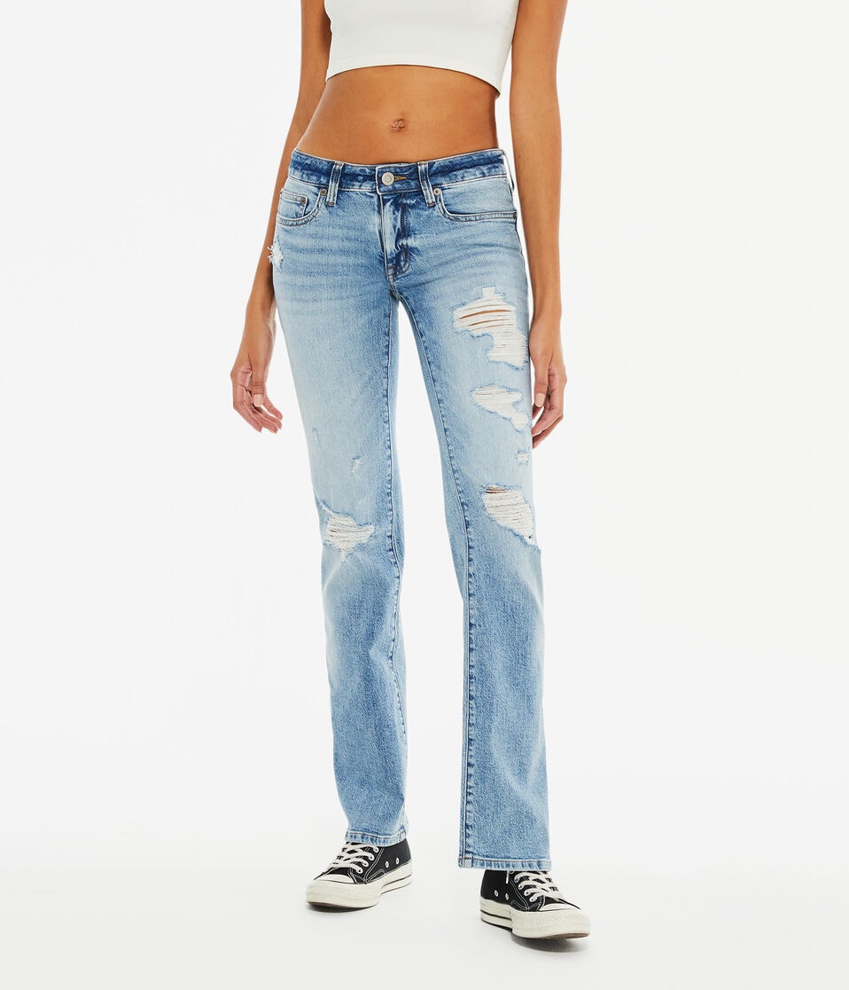 Low-Rise Flare Jean