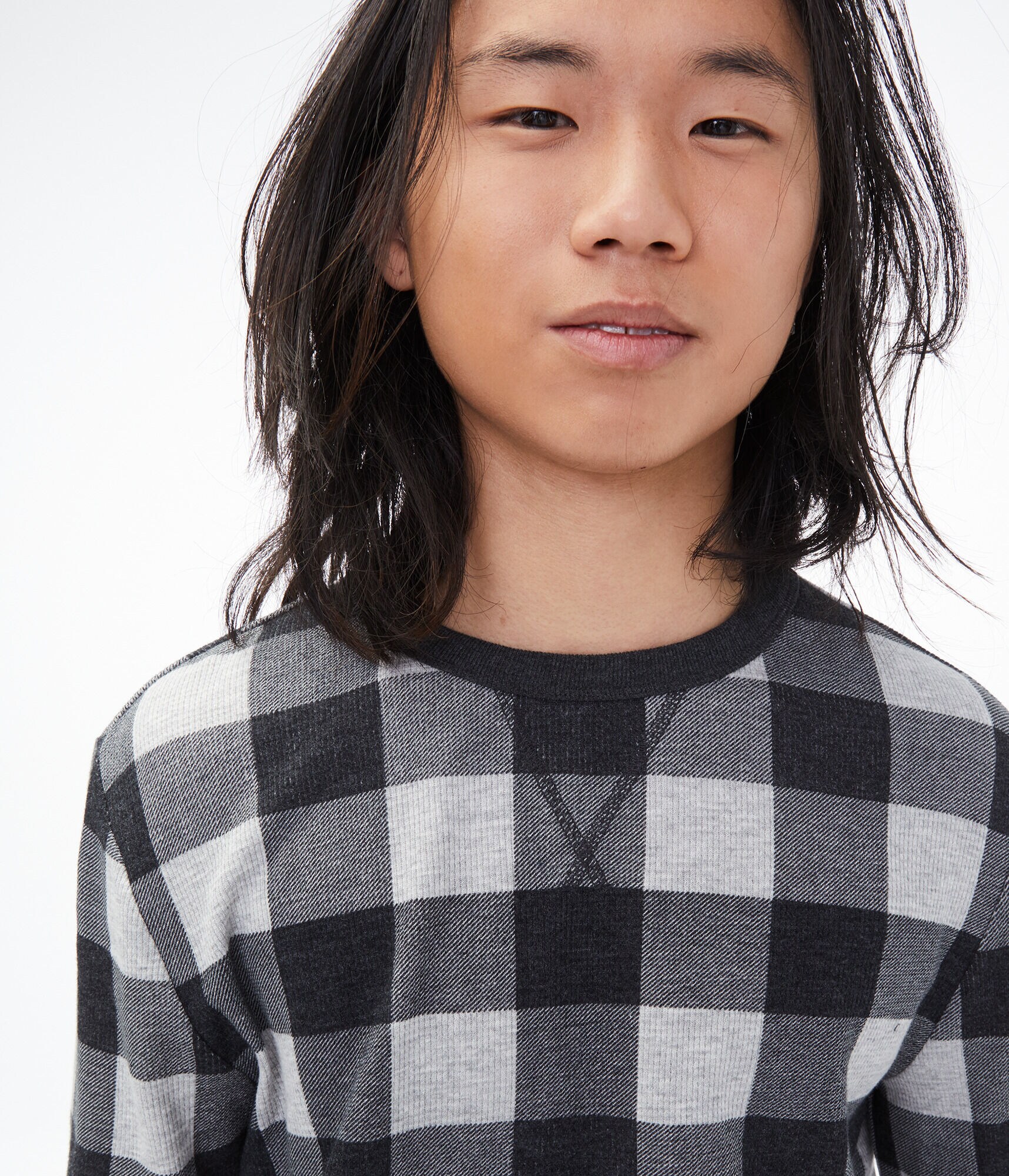 Long Sleeve Printed Thermal Tee