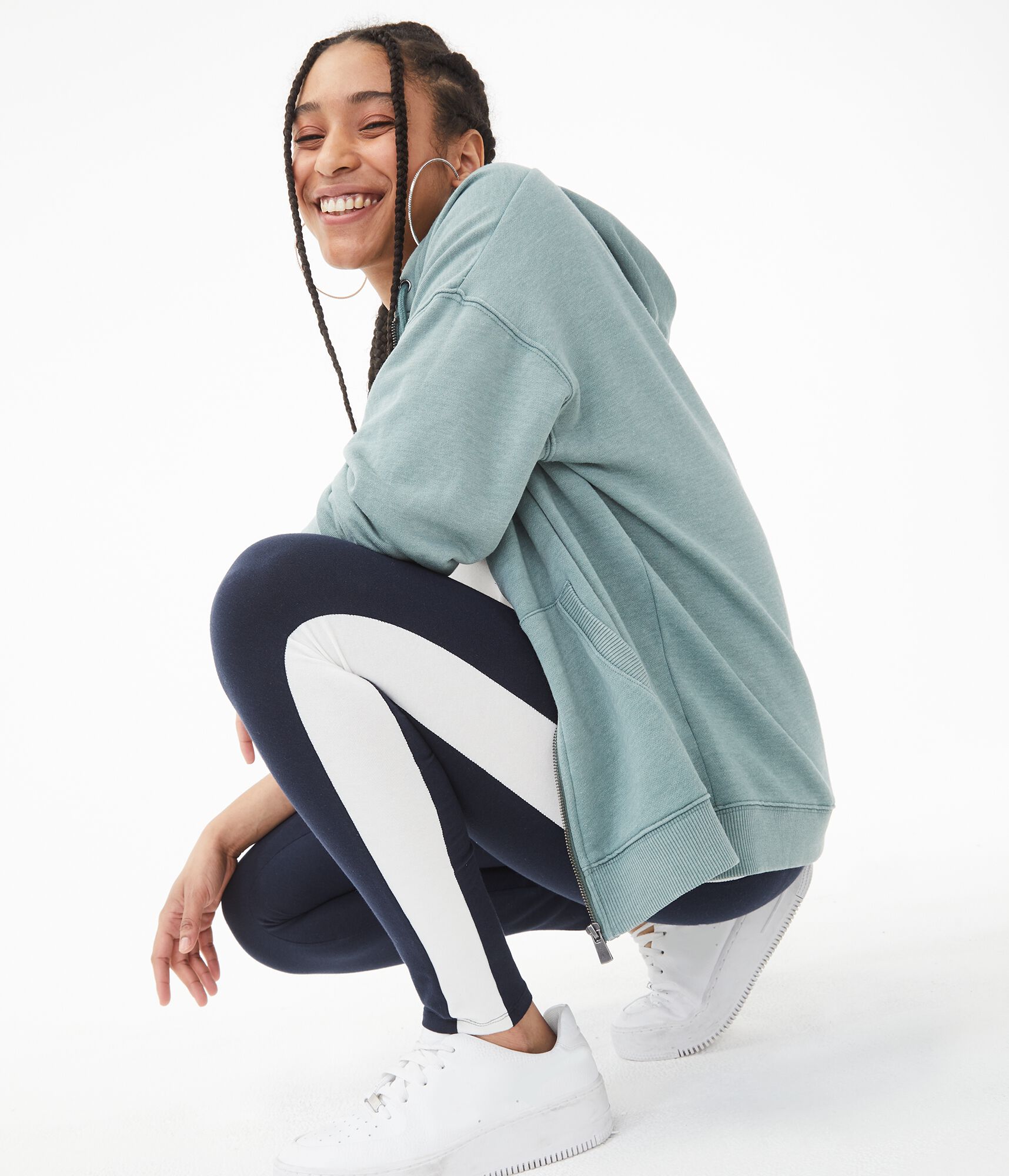 Oversized Full-Zip Hoodie