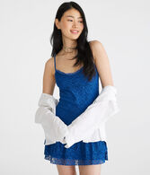 Solid V-Neck Lace Sheath Dress