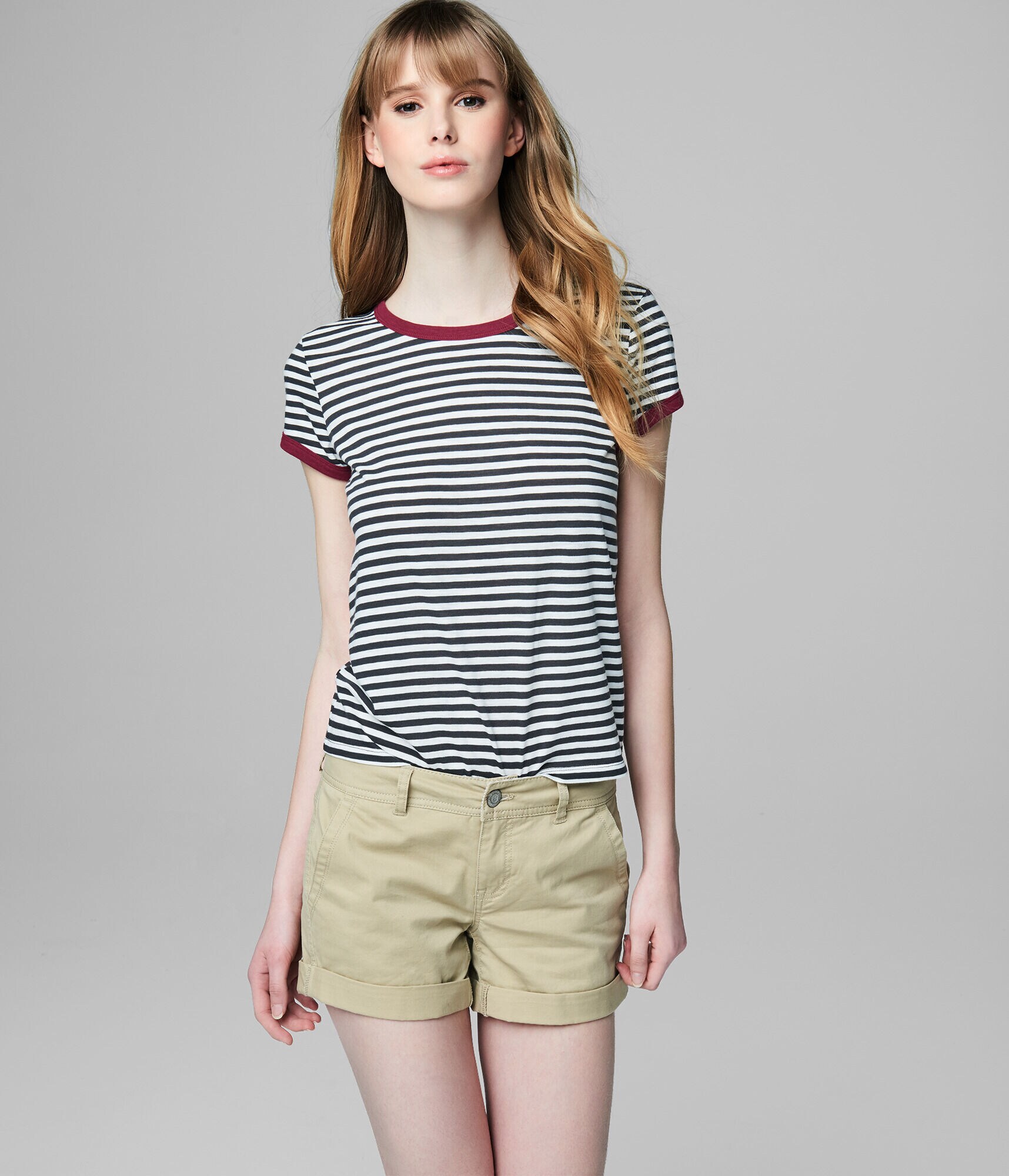 Prince &amp; Fox Striped Ringer Tee