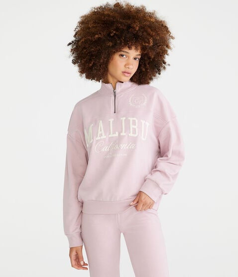 Malibu Sports Quarter-Zip Sweatshirt