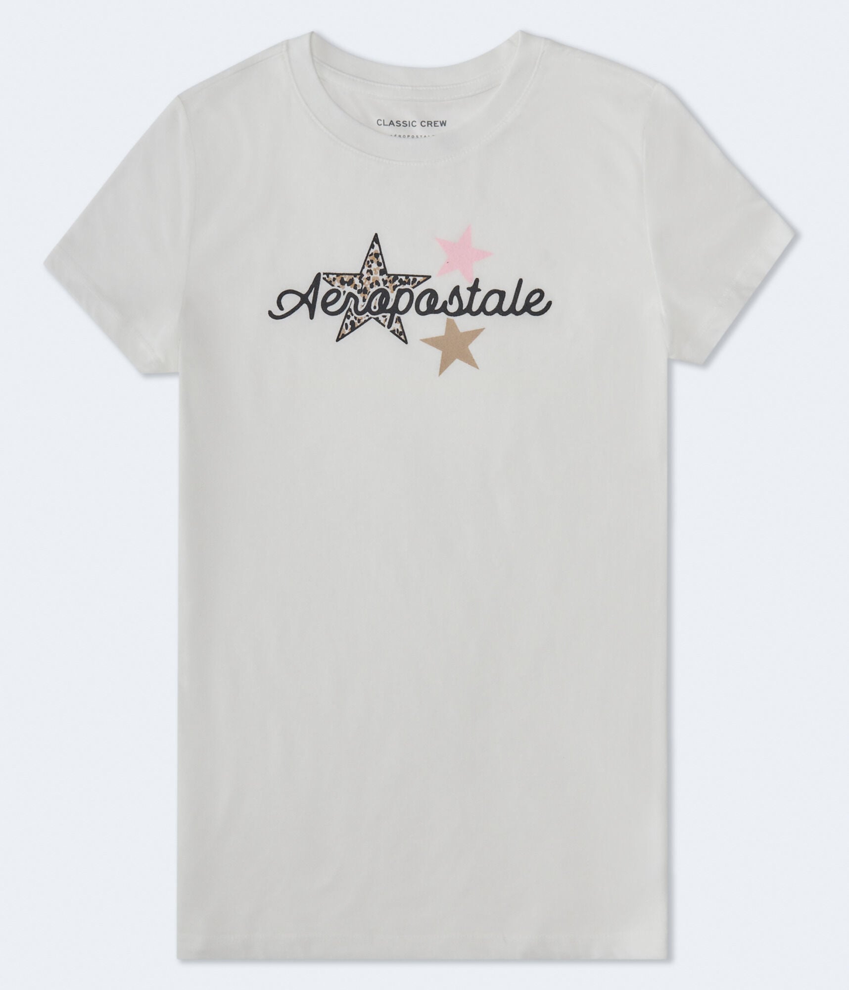 Aeropostale Leopard Star Graphic Tee