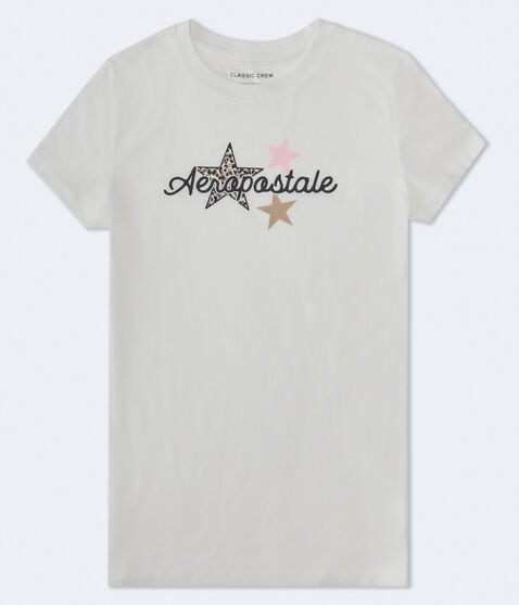 Aeropostale Leopard Star Graphic Tee Aeropostale Leopard Star Graphic Tee