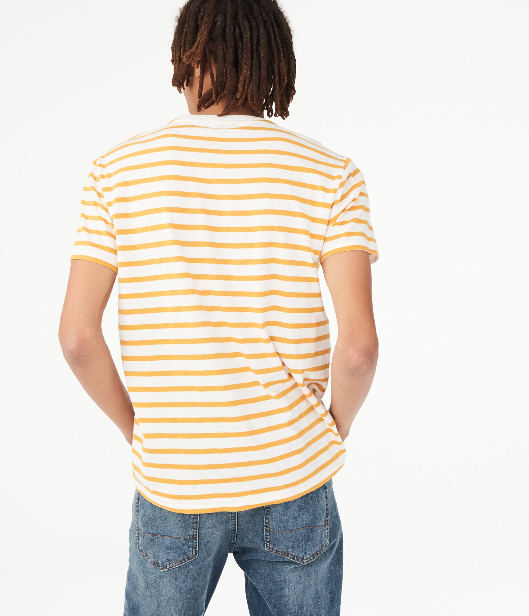 Striped Crew Tee