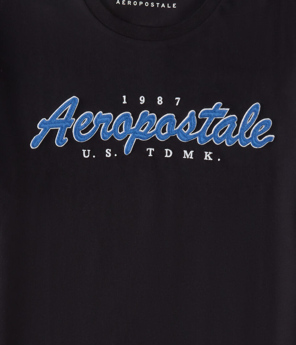 Aeropostale Script Appliqué Graphic Tee