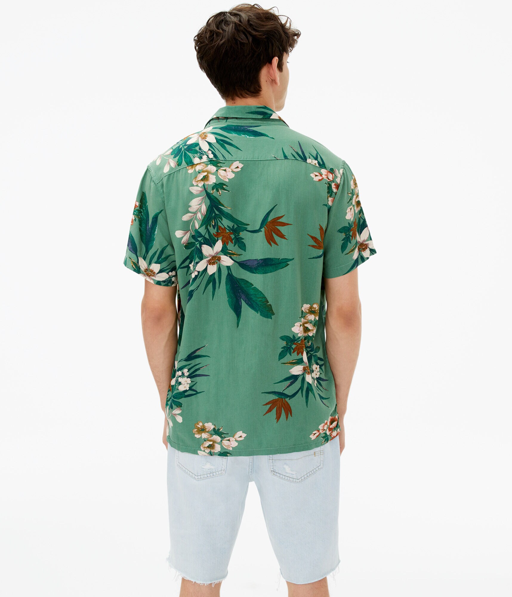 Floral Button-Down Resort Shirt