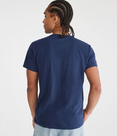Aeropostale 87 Appliqué Graphic Tee