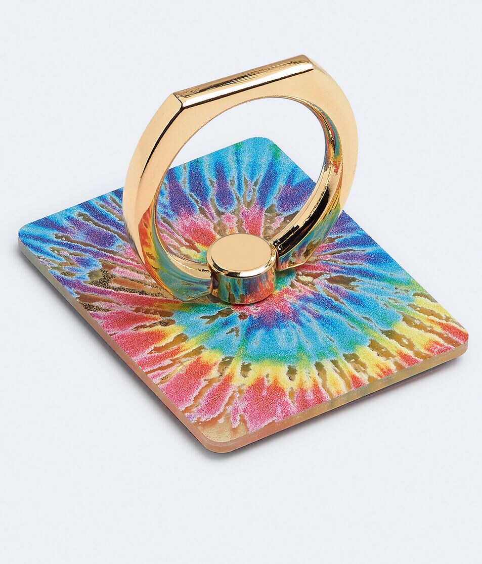 Tie-Dye Smartphone Ring Stand