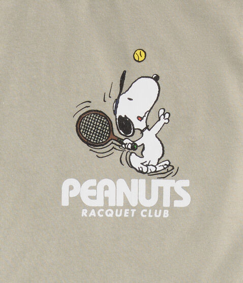 Snoopy Tennis Relaxed Graphic Tee Snoopy Tennis Relaxed Graphic Tee