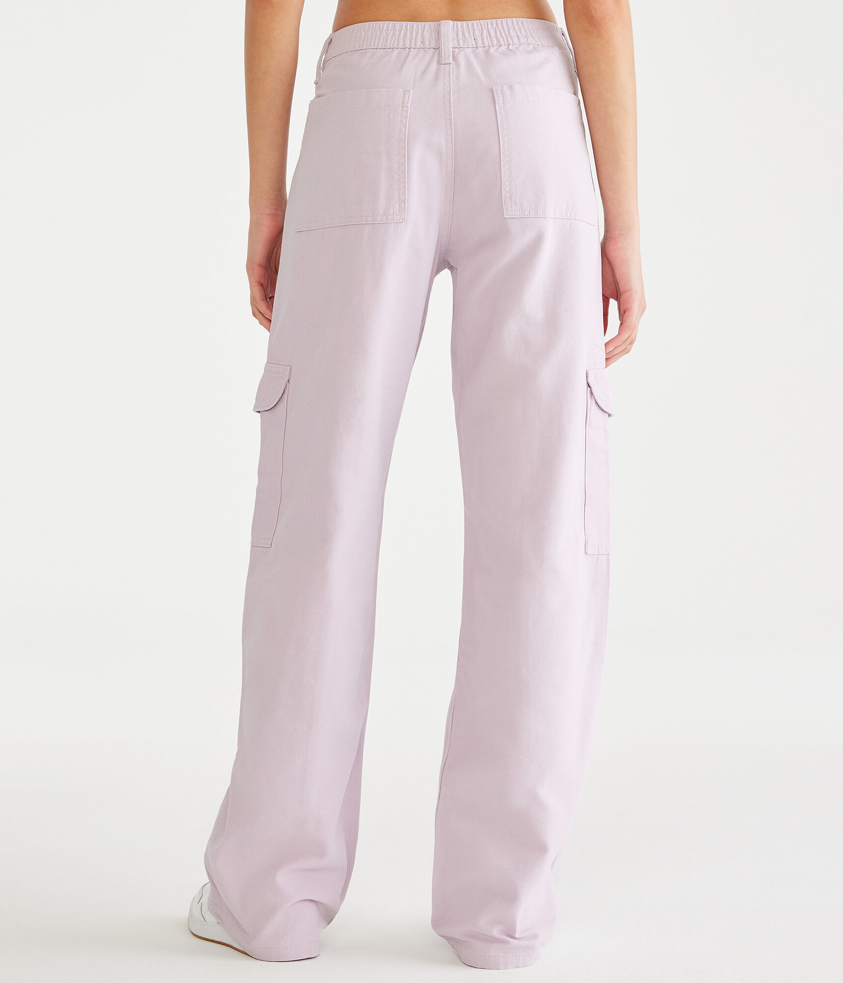 Mid-Rise Utility Cargo Pants