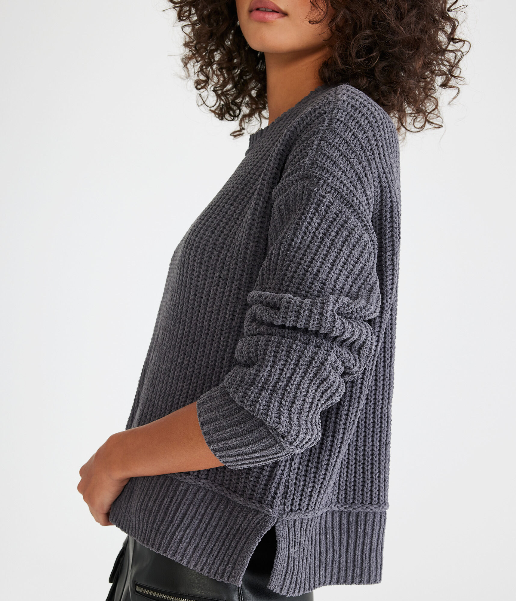 Chenille Crew Sweater