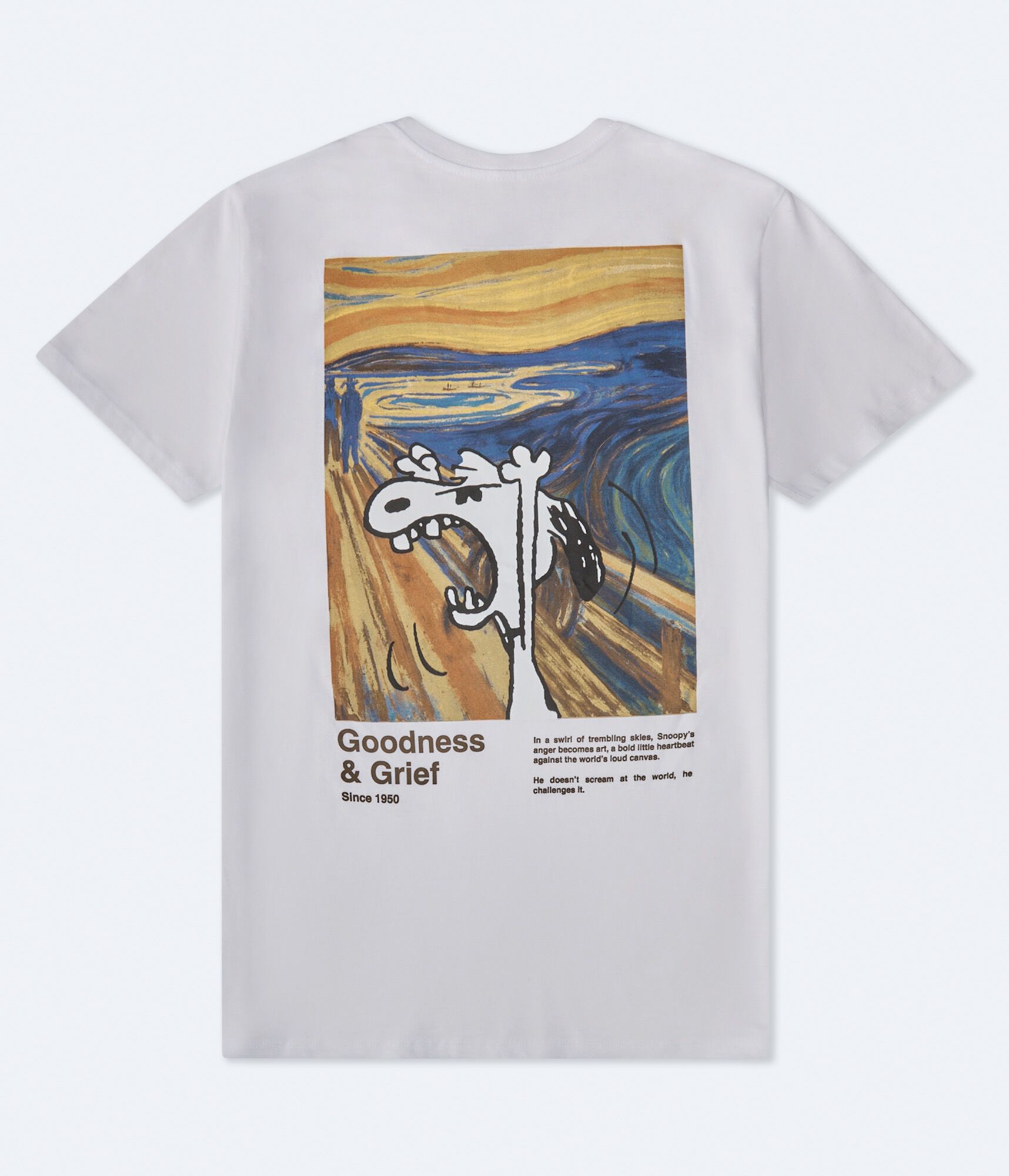 Snoopy The Scream Relaxed Graphic Tee