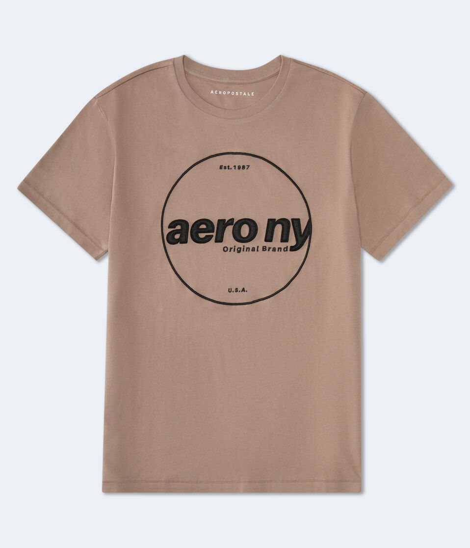 Aero NY Circle Appliqué Graphic Tee