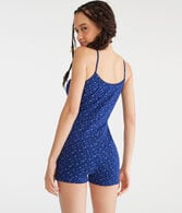 Floral Pointelle Tank Sleep Romper