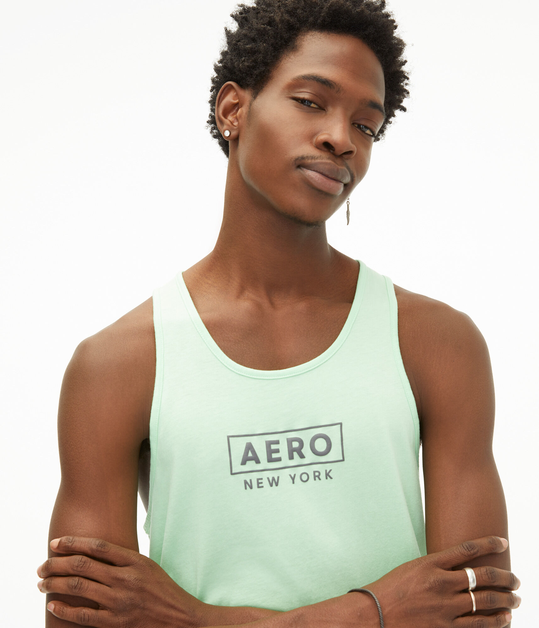 Aero Box Logo Muscle Tank