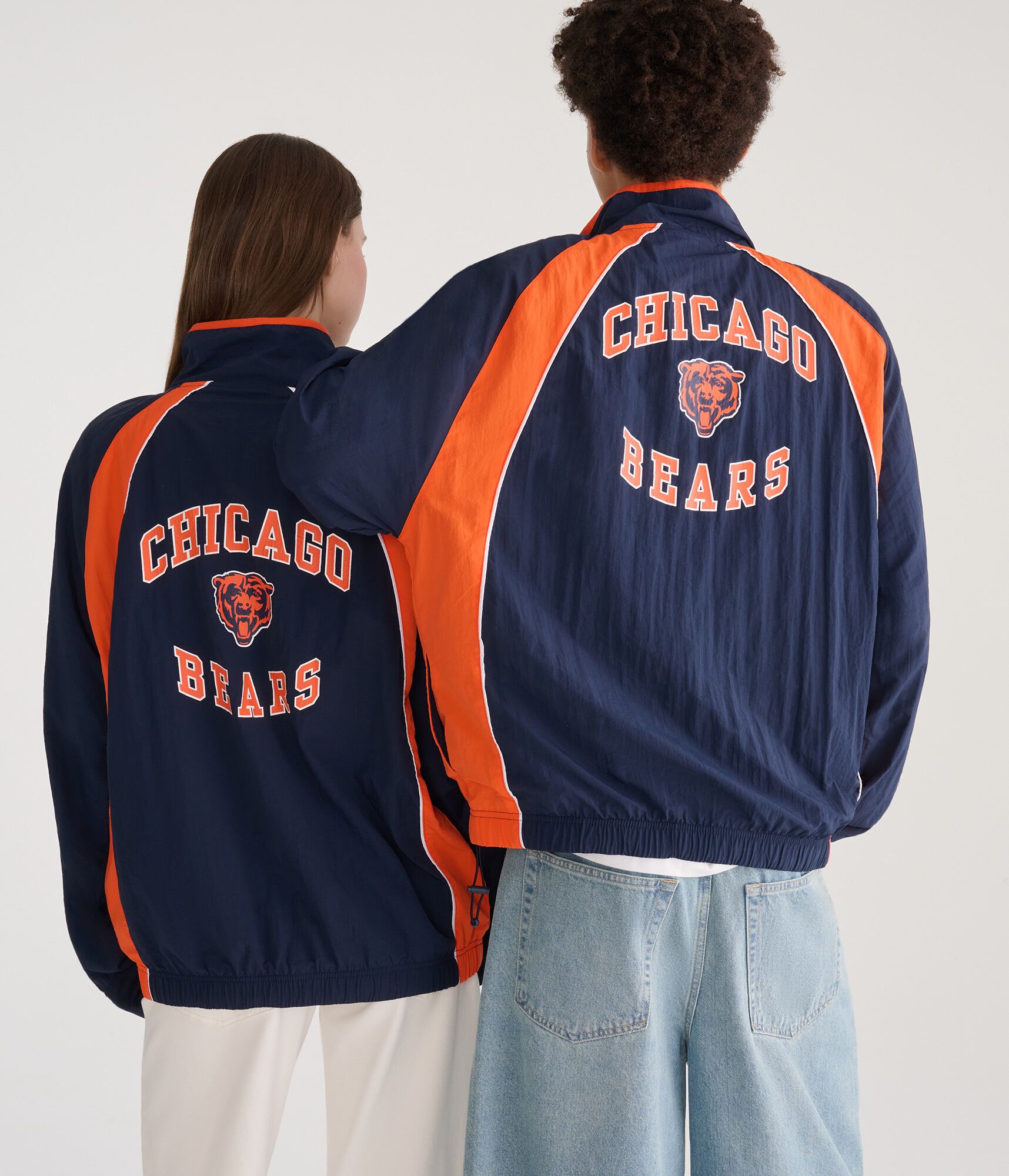 Chicago Bears Quarter-Zip Track Jacket