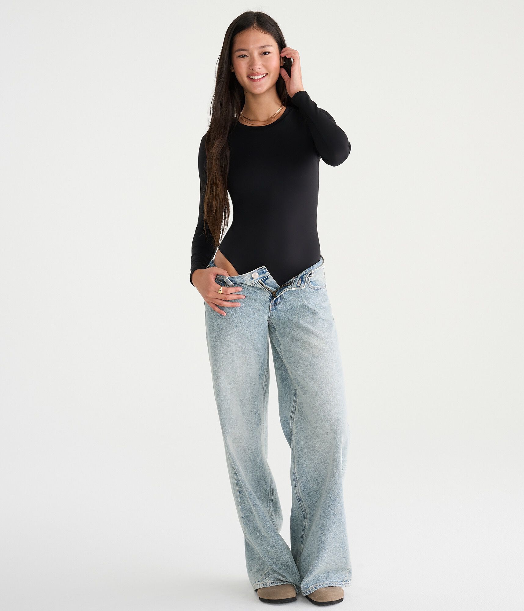 Long Sleeve Buttery Soft Crew Bodysuit
